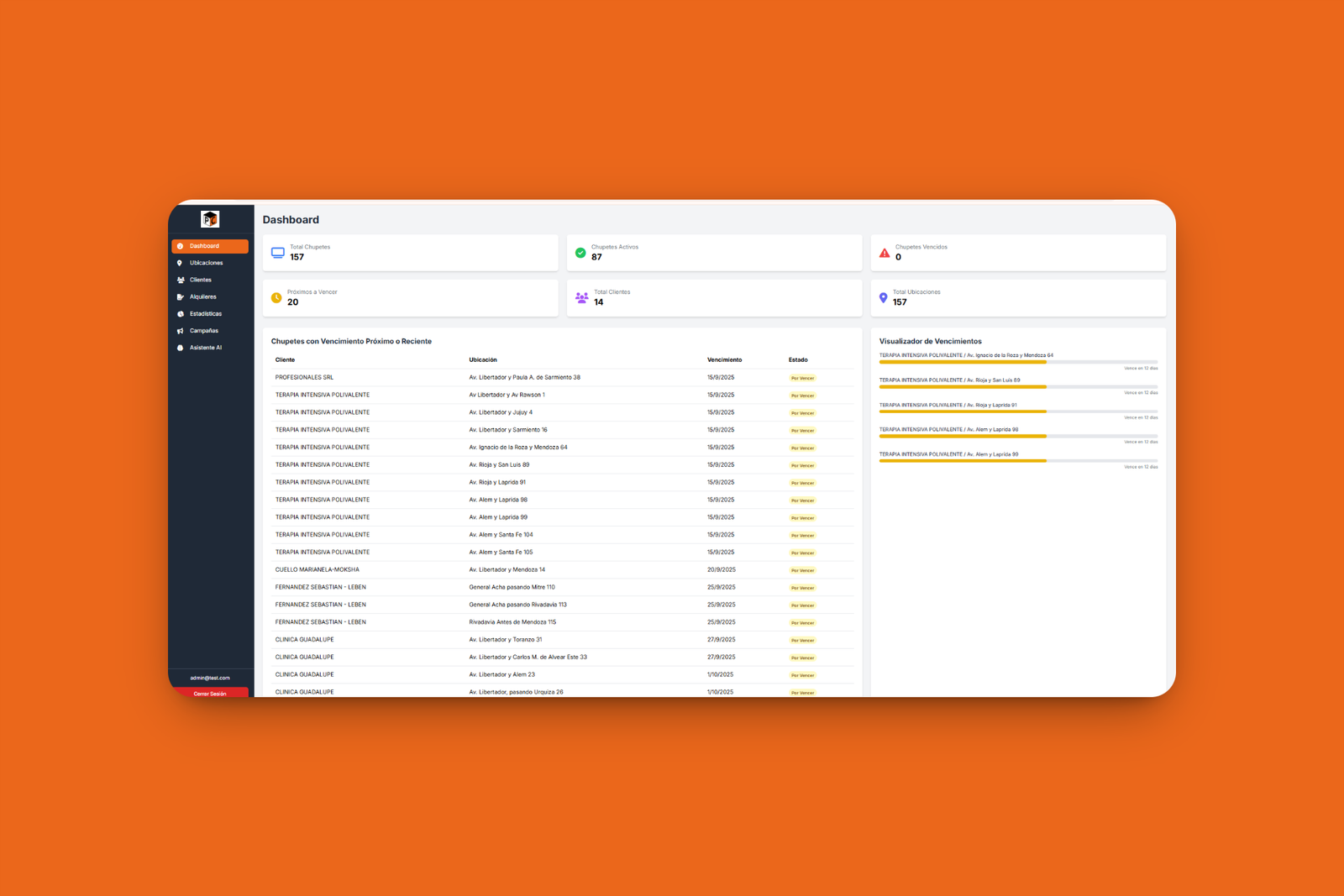 Sistema Vía Pública - Gestión Geolocalizada