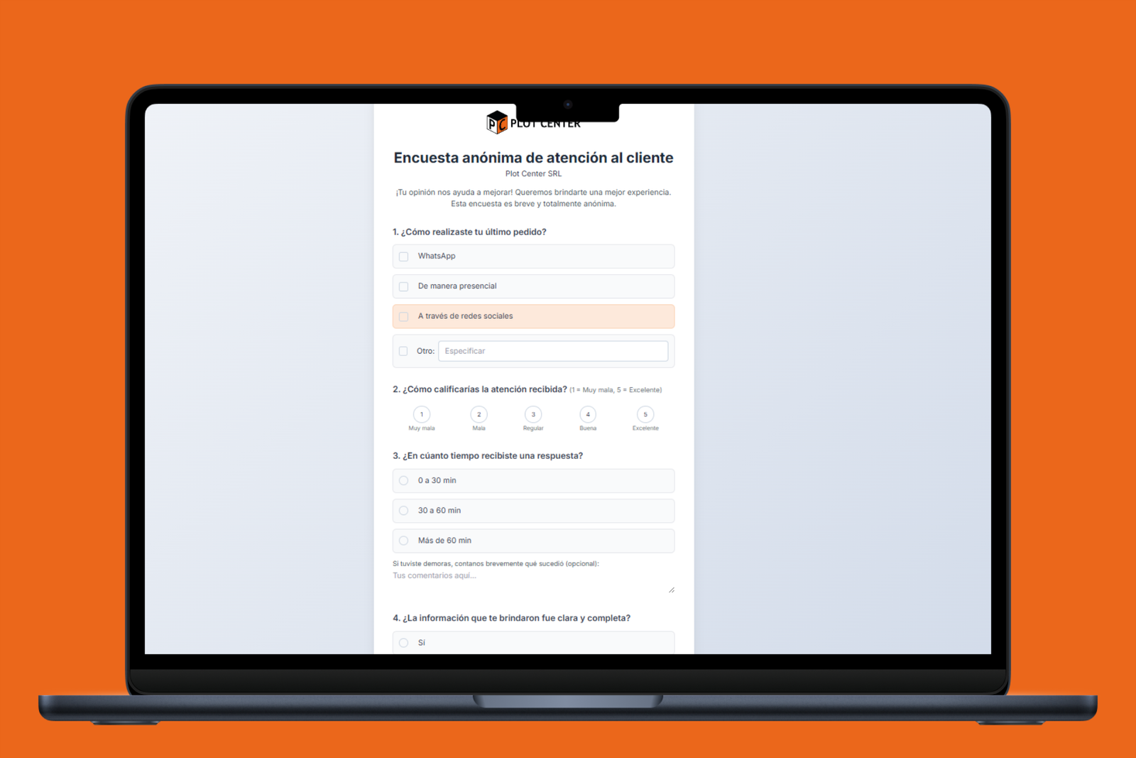 Sistema de Encuestas de Satisfacción