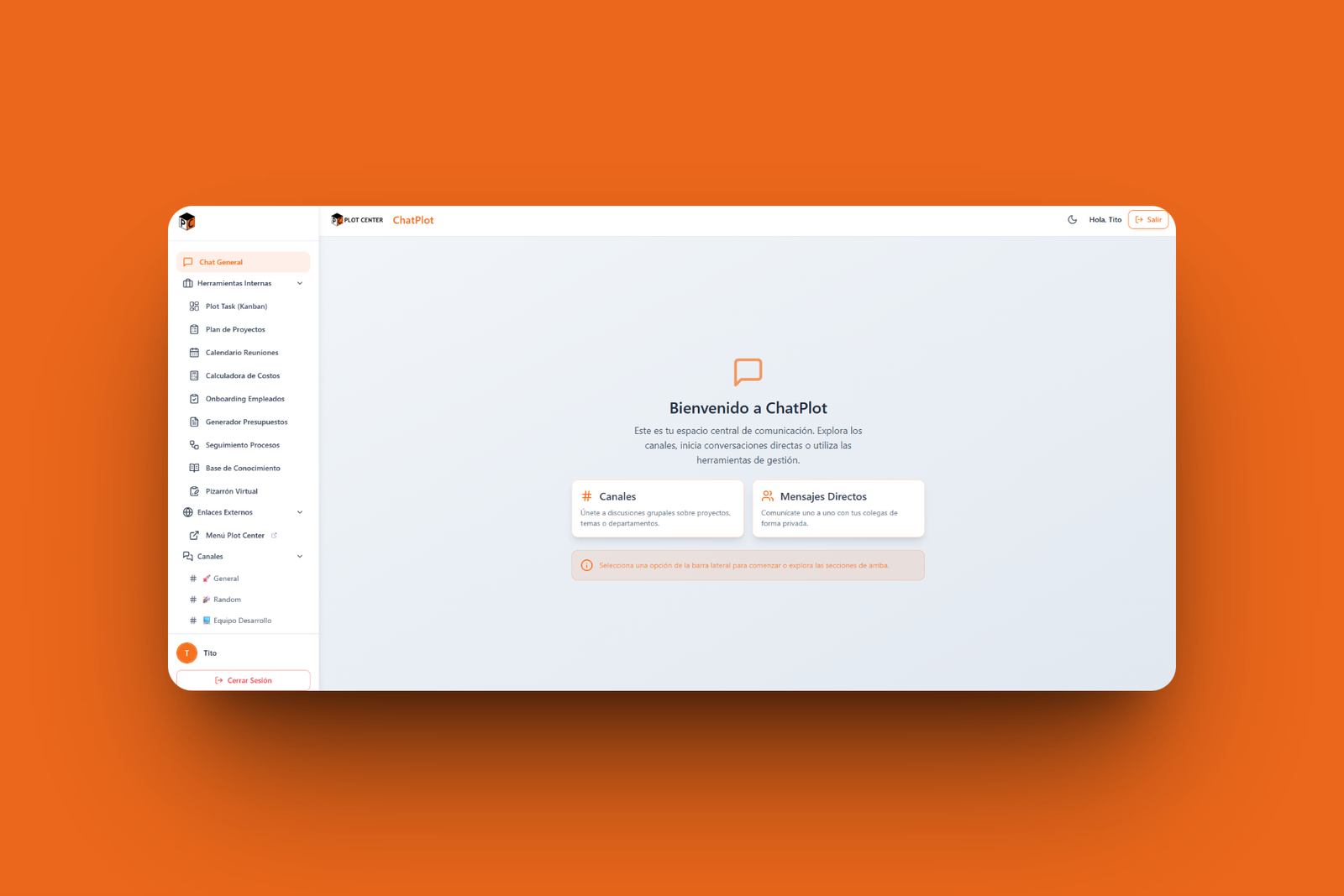 Chat Plot - Sistema de Comunicación
