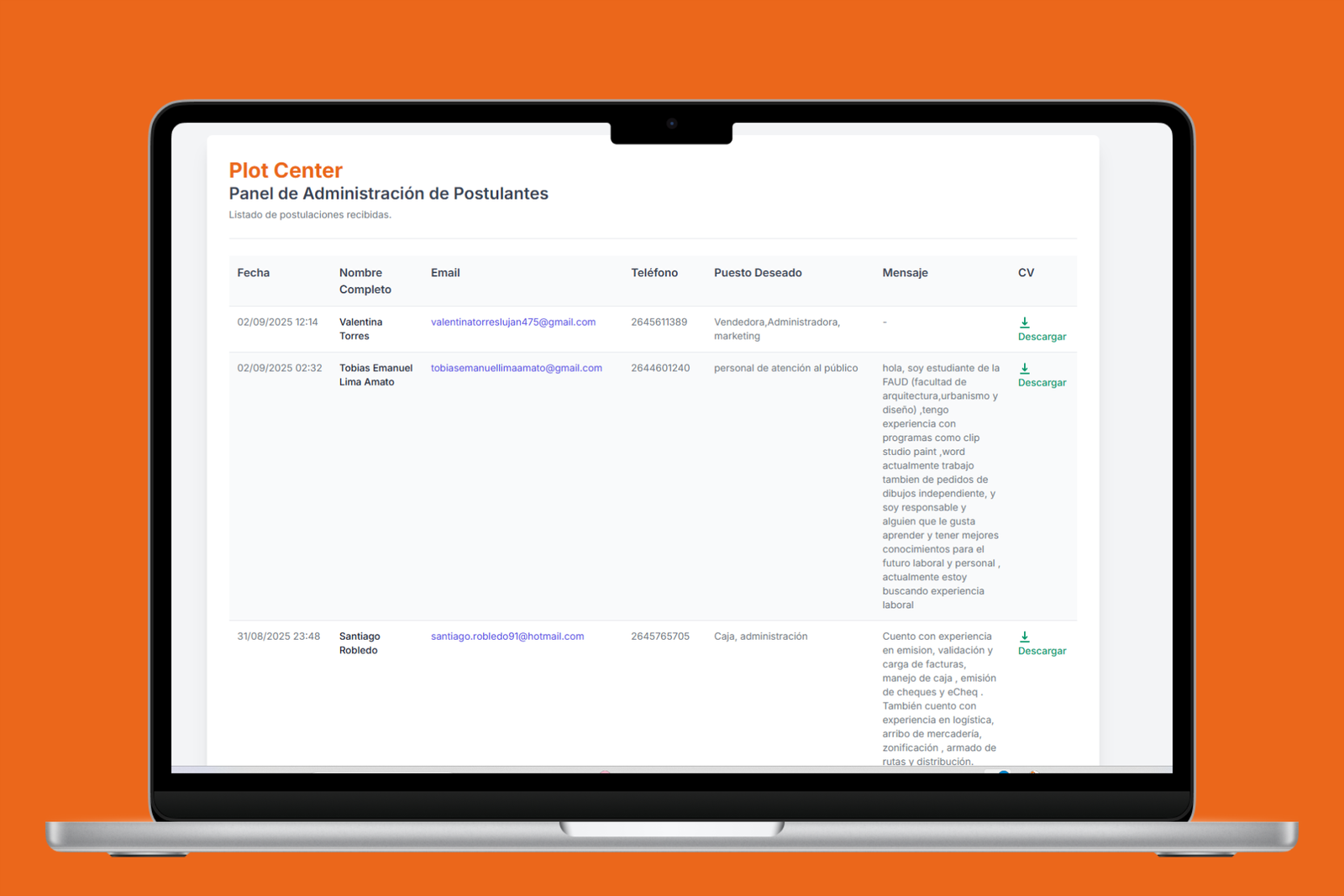 Sistema RR.HH con IA