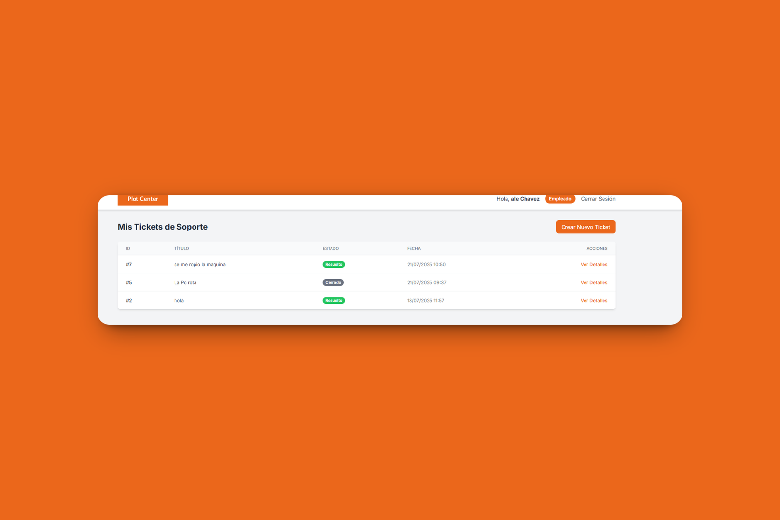 Soporte - Sistema de Tickets