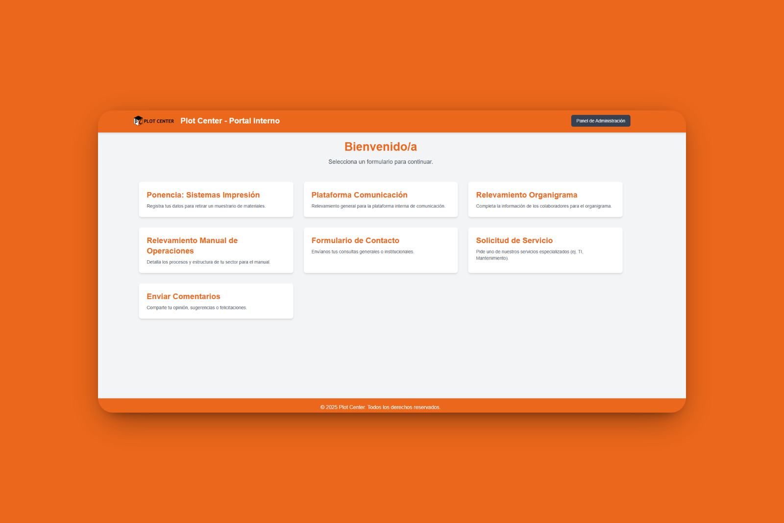 Formularios - Sistema de Gestión