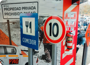 Señalética y cartelería en un evento