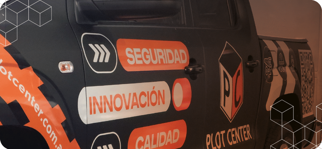 Imagen de la biblioteca de Plot Center relacionada con rotulación de flotas en san juan