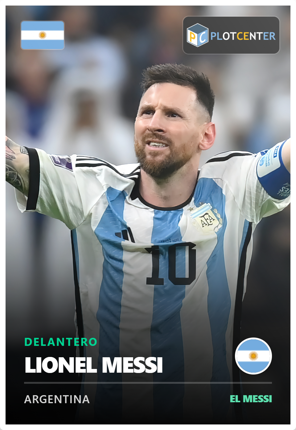 Figurita Lionel Messi
